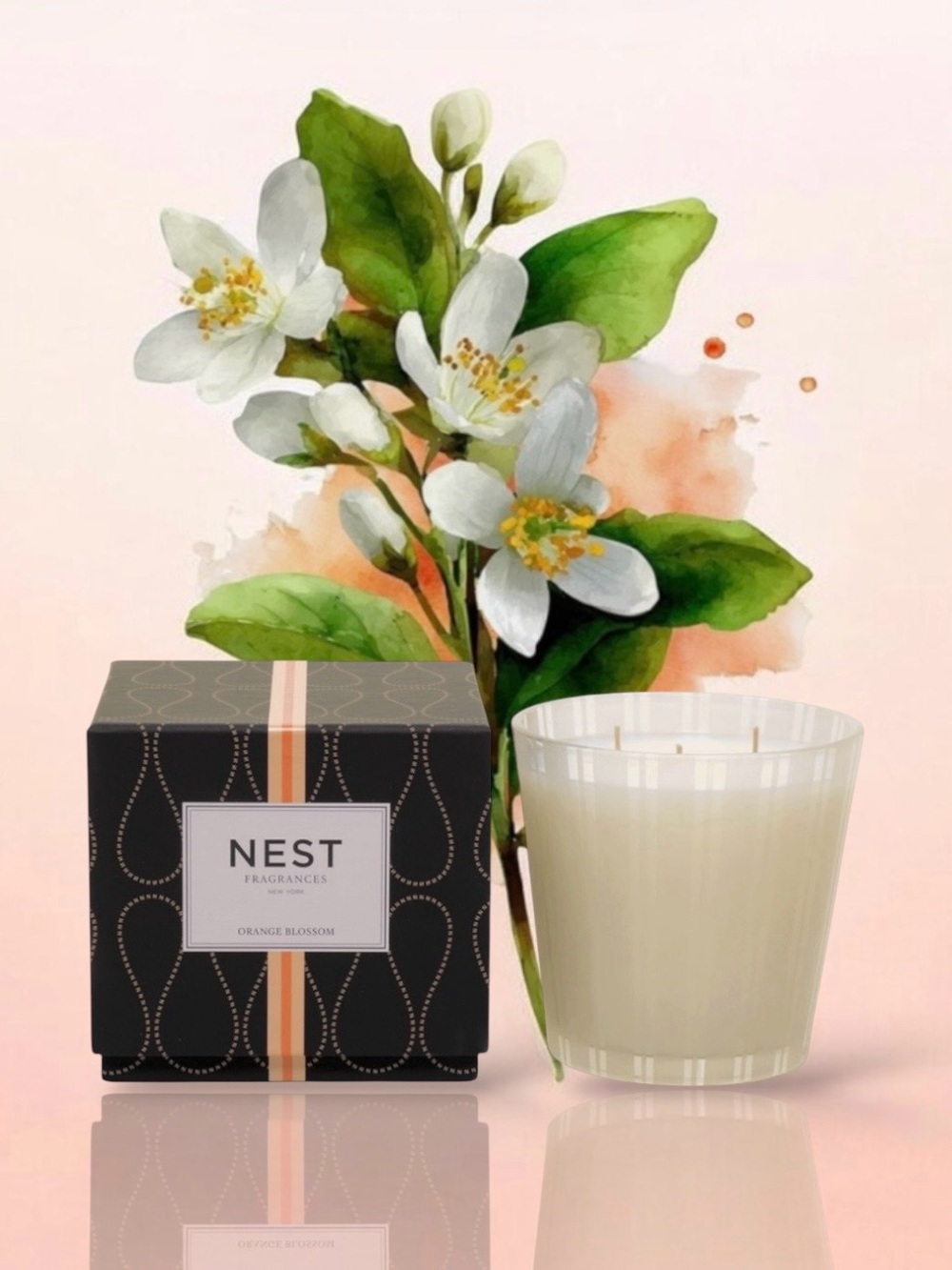 🆕💞NEST Classic Candles ORANGE BLOSSOM • LARGE 3-Wick • 21.2 oz • Giftable Box